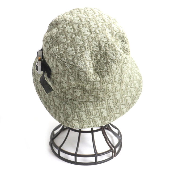 Pristine DIOR hat Oblique All-over print, roller-equipped jacquard mens S 293C906J5763