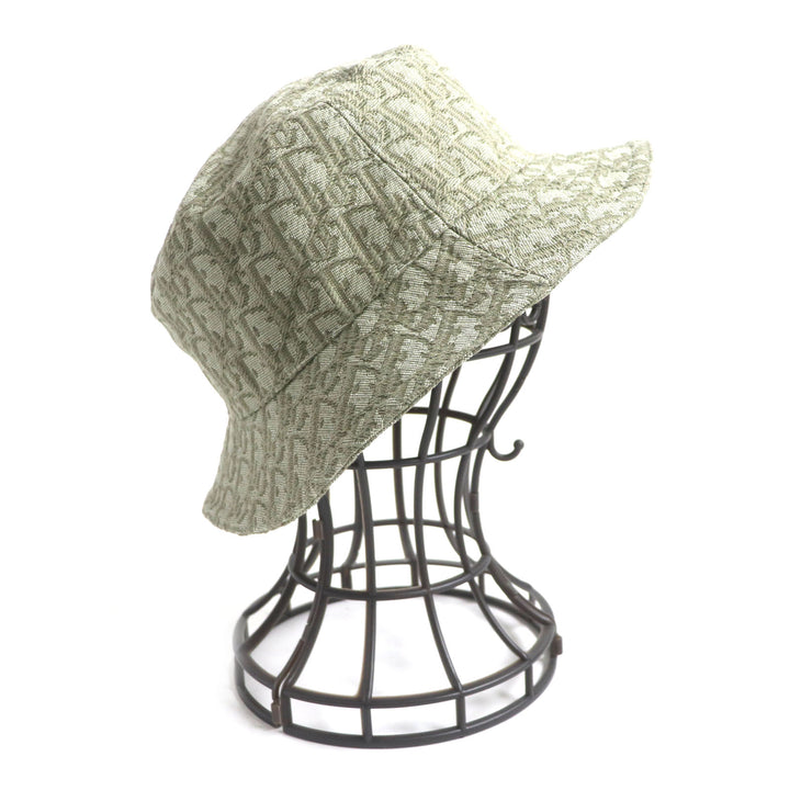Pristine DIOR hat Oblique All-over print, roller-equipped jacquard mens S 293C906J5763