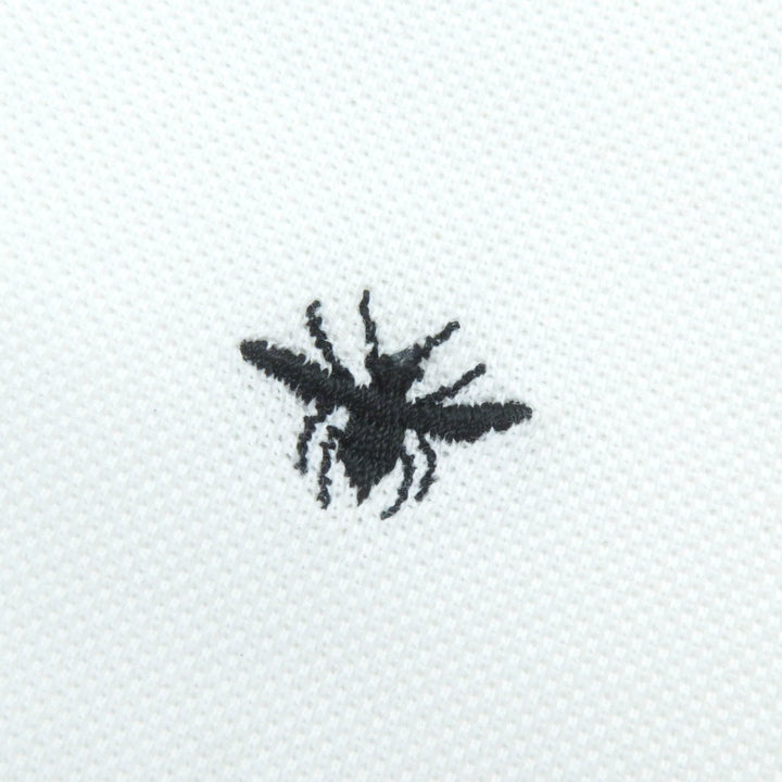 Great DIOR Short sleeve polo shirt Cotton pique with bee embroidery XS