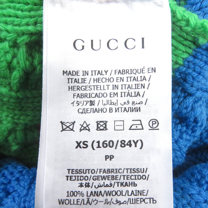 Pristine GUCCI×adidas sweater Interlocking G Web Line multicolor mens XS 717722