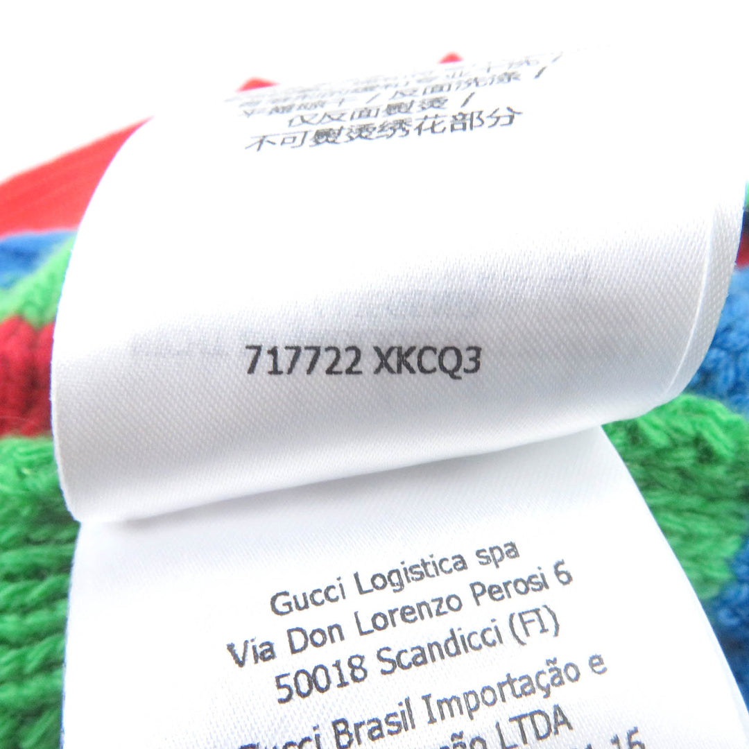 Pristine GUCCI×adidas sweater Interlocking G Web Line multicolor mens XS 717722