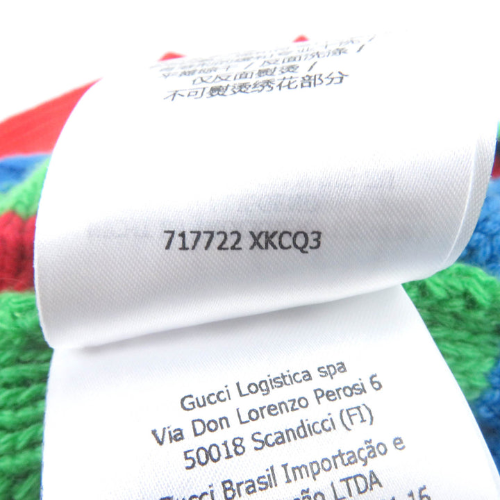 Pristine GUCCI×adidas sweater Interlocking G Web Line multicolor mens XS 717722