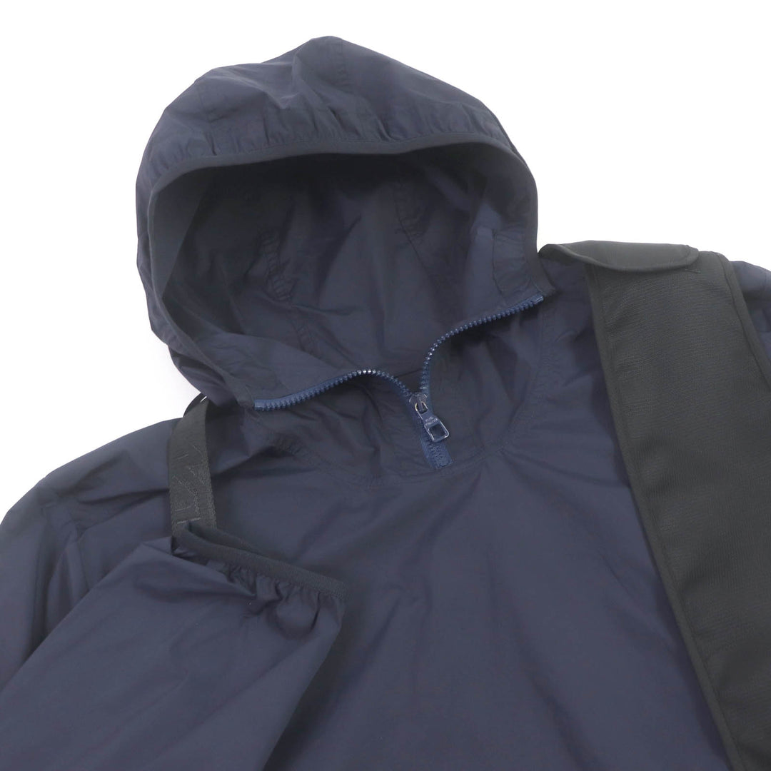 Pristine LOUIS VUITTON Blouson Windbreaker with belt pocket Navy Nylon mens 50