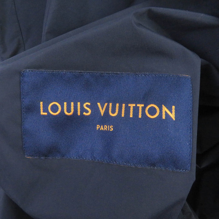 Pristine LOUIS VUITTON Blouson Windbreaker with belt pocket Navy Nylon mens 50