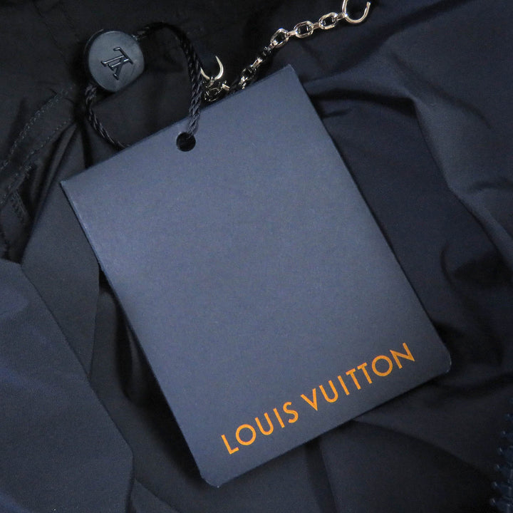 Pristine LOUIS VUITTON Blouson Windbreaker with belt pocket Navy Nylon mens 50