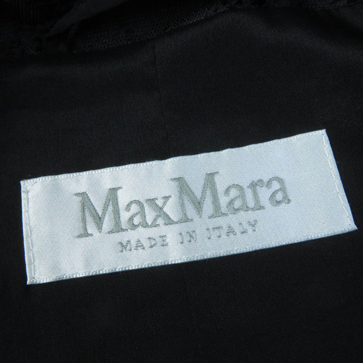 Excellent Max Mara ensemble All-over pattern jackets and dresses black polyester Women 40