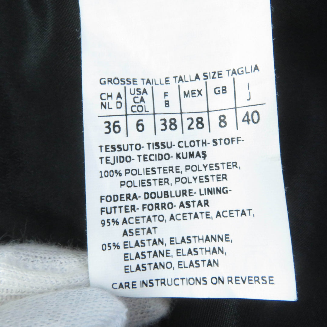 Excellent Max Mara ensemble All-over pattern jackets and dresses black polyester Women 40