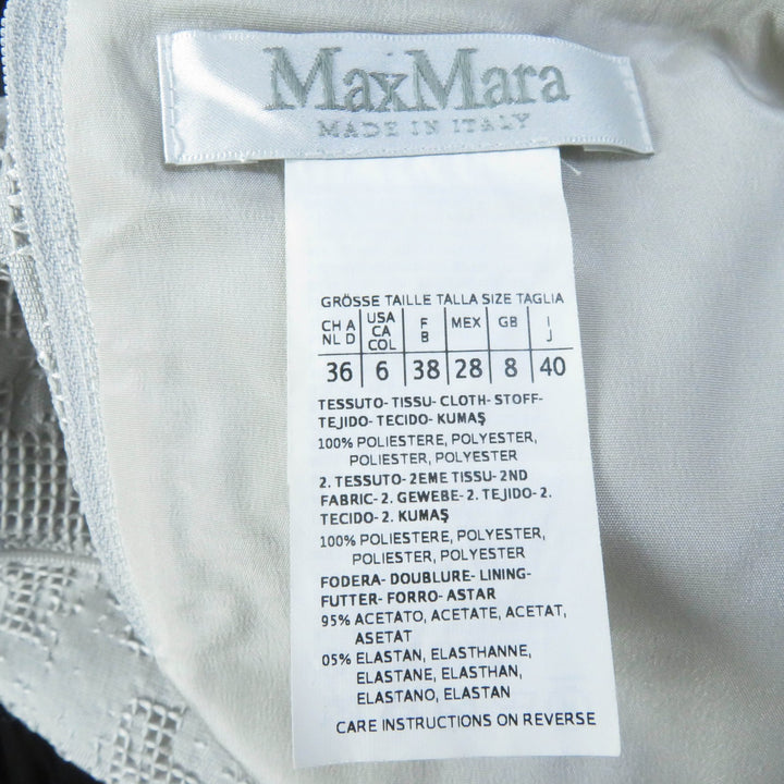 Excellent Max Mara ensemble All-over pattern jackets and dresses black polyester Women 40