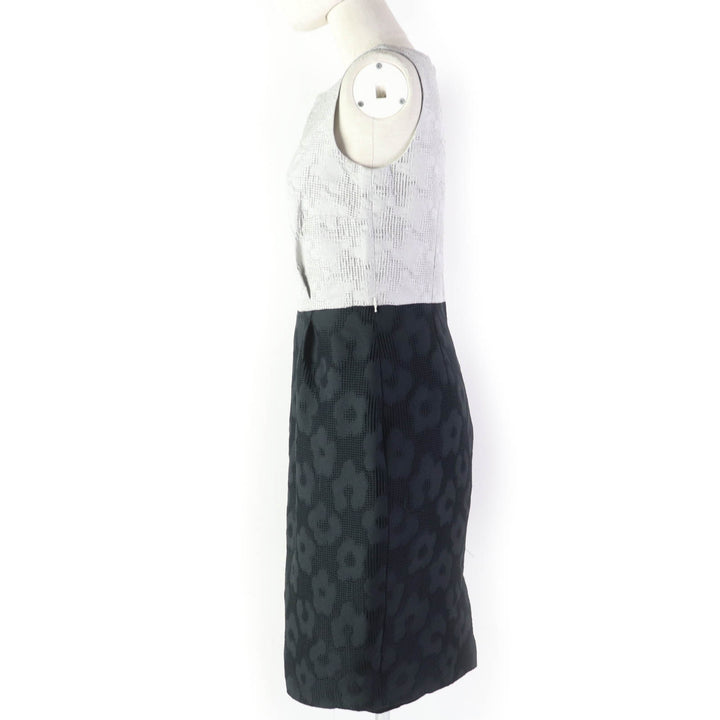 Excellent Max Mara ensemble All-over pattern jackets and dresses black polyester Women 40