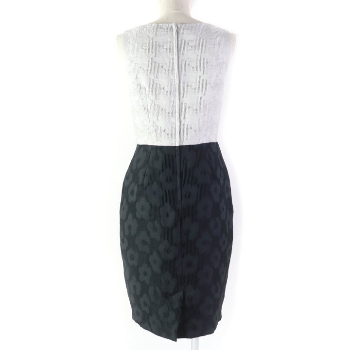 Excellent Max Mara ensemble All-over pattern jackets and dresses black polyester Women 40
