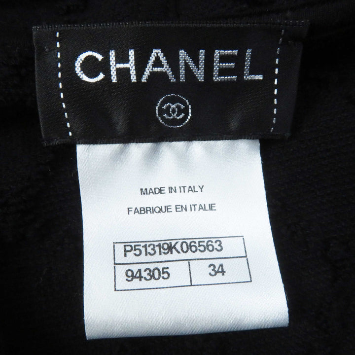 Great CHANEL one piece COCO Mark hooded sleeveless black Women 34 15P P51319