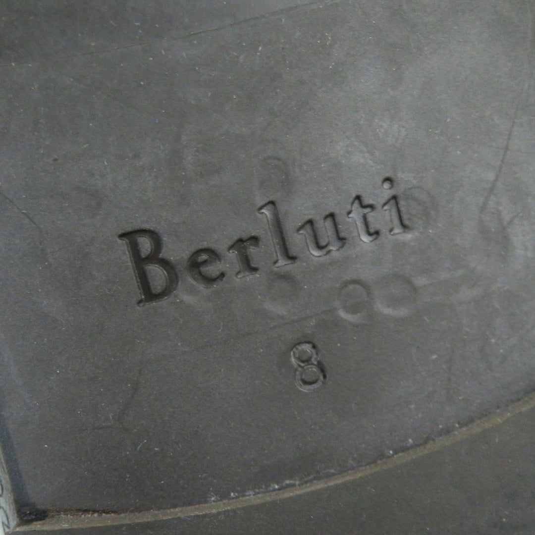 Great Berluti Sandals Cyrus Oman Calligraphy Leather Shoes Sandals leather 8