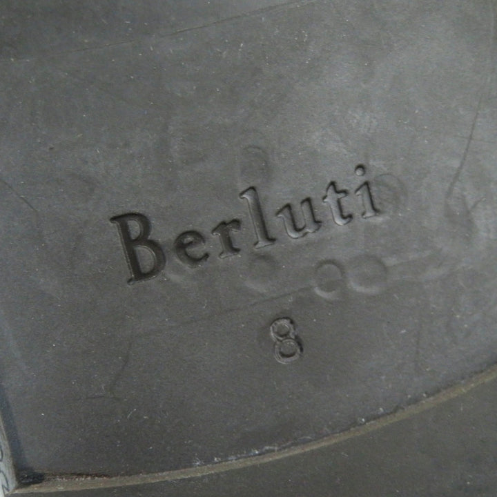 Great Berluti Sandals Cyrus Oman Calligraphy Leather Shoes Sandals leather 8