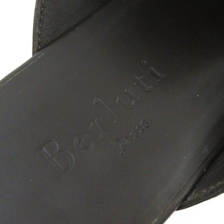 Great Berluti Sandals Cyrus Oman Calligraphy Leather Shoes Sandals leather 8