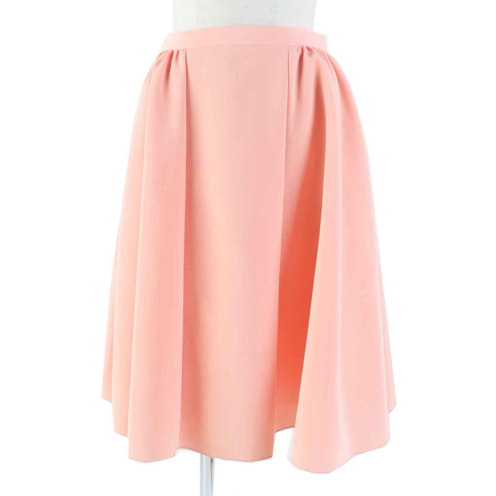 Great FOXEY NEW YORK skirt CIRCULAR BLOSSOM salmon pink Triacetate 38 41670