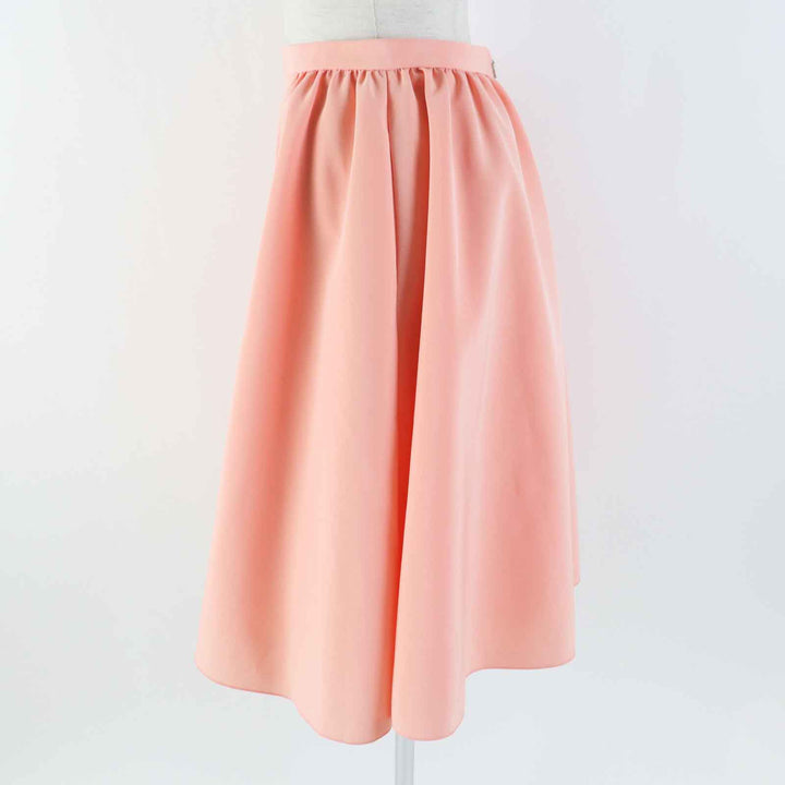Great FOXEY NEW YORK skirt CIRCULAR BLOSSOM salmon pink Triacetate 38 41670