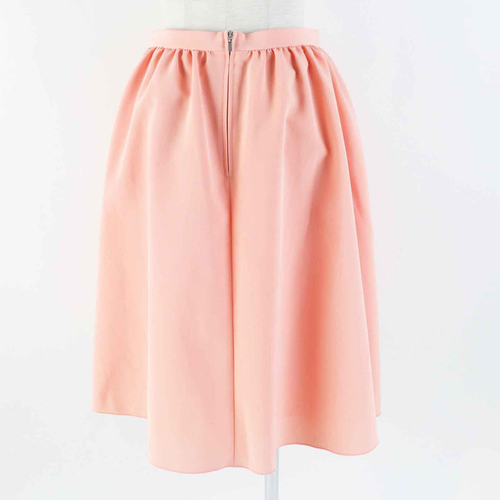 Great FOXEY NEW YORK skirt CIRCULAR BLOSSOM salmon pink Triacetate 38 41670