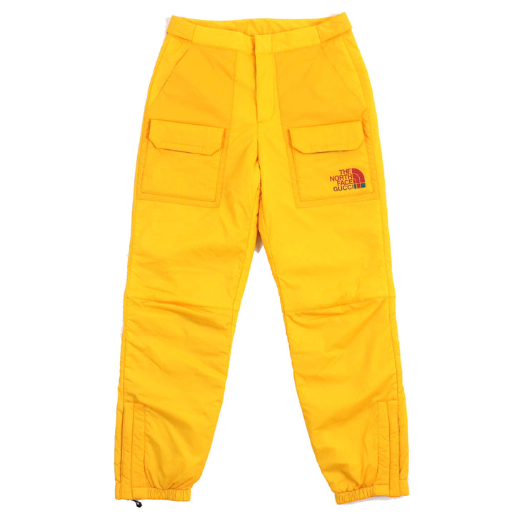 Pristine GUCCI×THE NORTH FACE cargo pants Logo Print Padded Bottoms S 663764