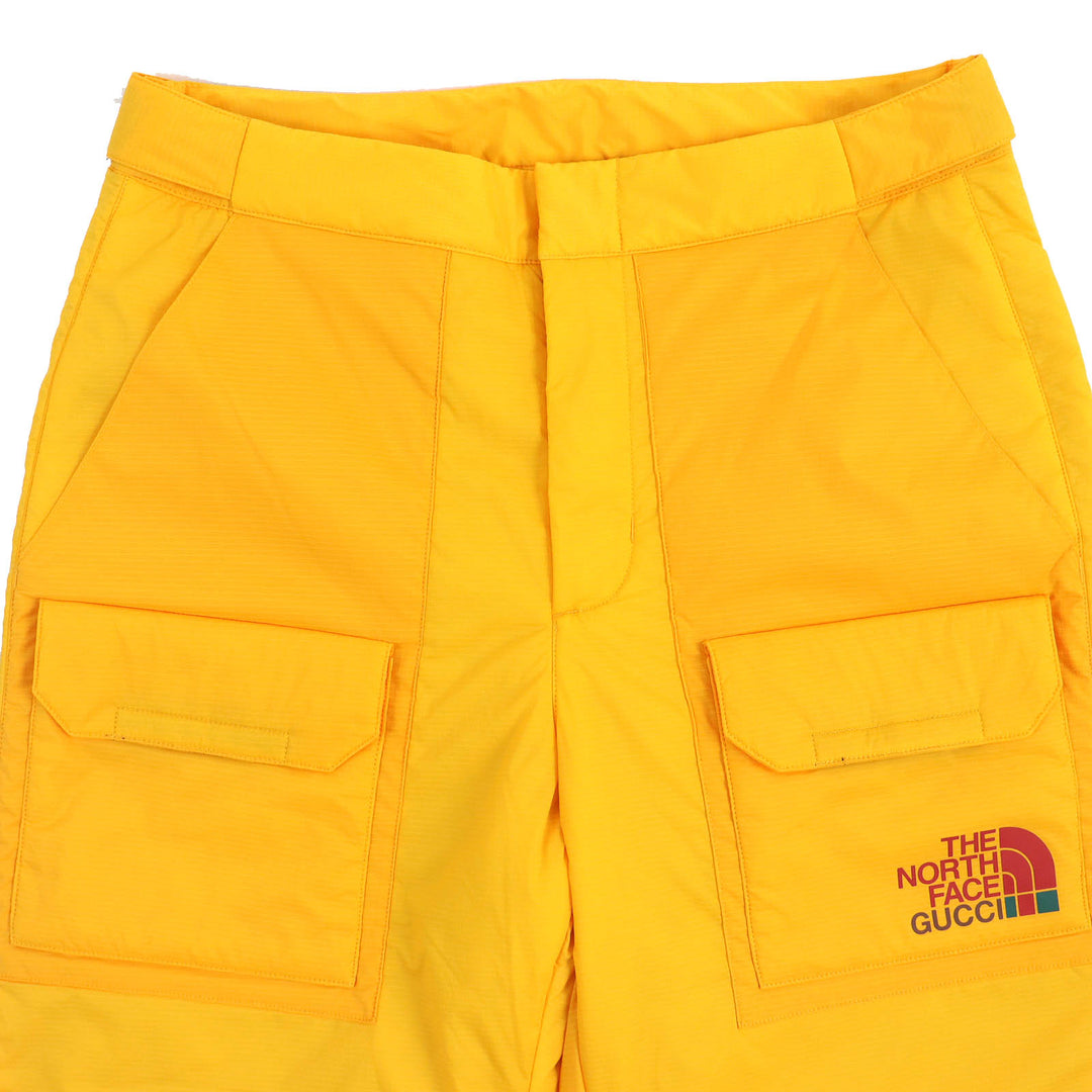 Pristine GUCCI×THE NORTH FACE cargo pants Logo Print Padded Bottoms S 663764