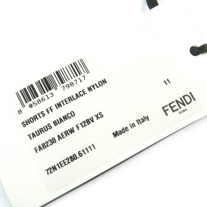 Pristine FENDI Shorts FF logo all-over print swim pants polyester XS FAB230