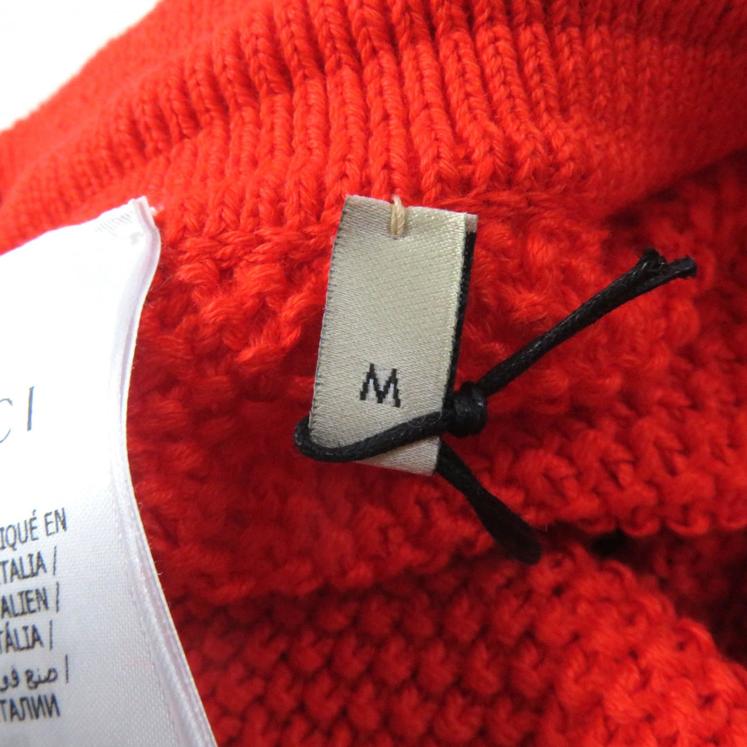 Pristine GUCCI×adidas Shorts Trefoil embroidered knit Orange Women M 693835