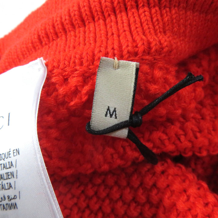 Pristine GUCCI×adidas Shorts Trefoil embroidered knit Orange Women M 693835