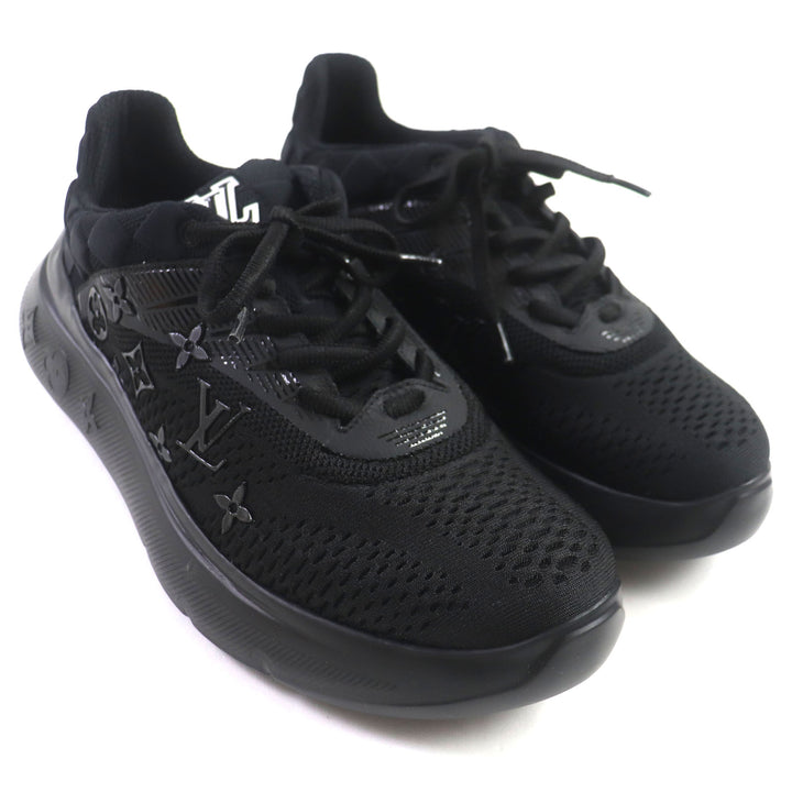 Pristine LOUIS VUITTON sneakers Show Up Line LV logo mesh black mens 6 1A9JRE