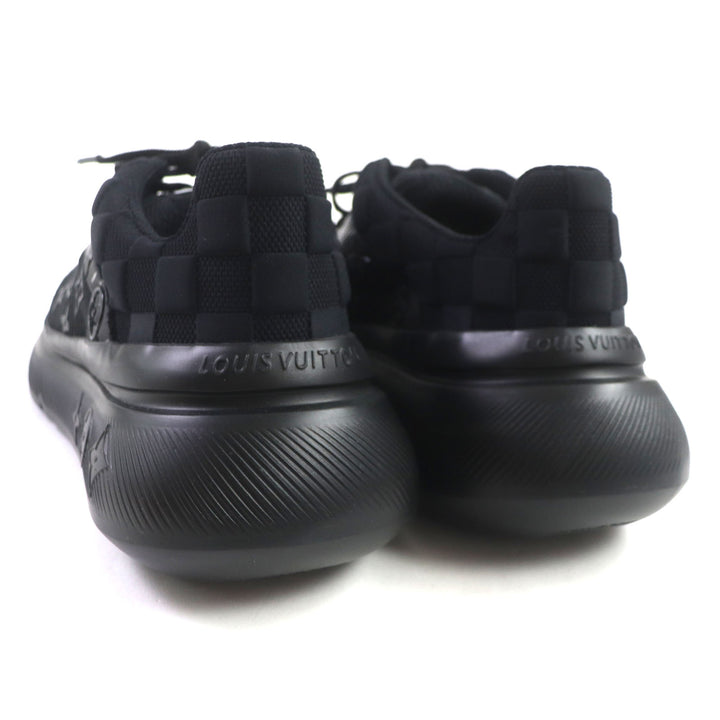 Pristine LOUIS VUITTON sneakers Show Up Line LV logo mesh black mens 6 1A9JRE