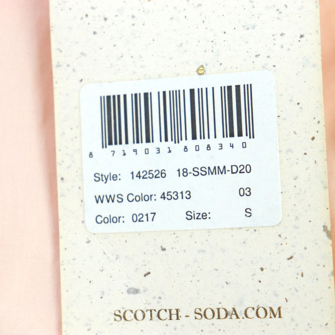 Pristine SCOTCH＆SODA Short sleeve shirt 100% cotton short-sleeved shirt, long-sleeved shirt, 100% rayon short-sleeved aloha shirt, 3-piece set Orange Rayon mens S