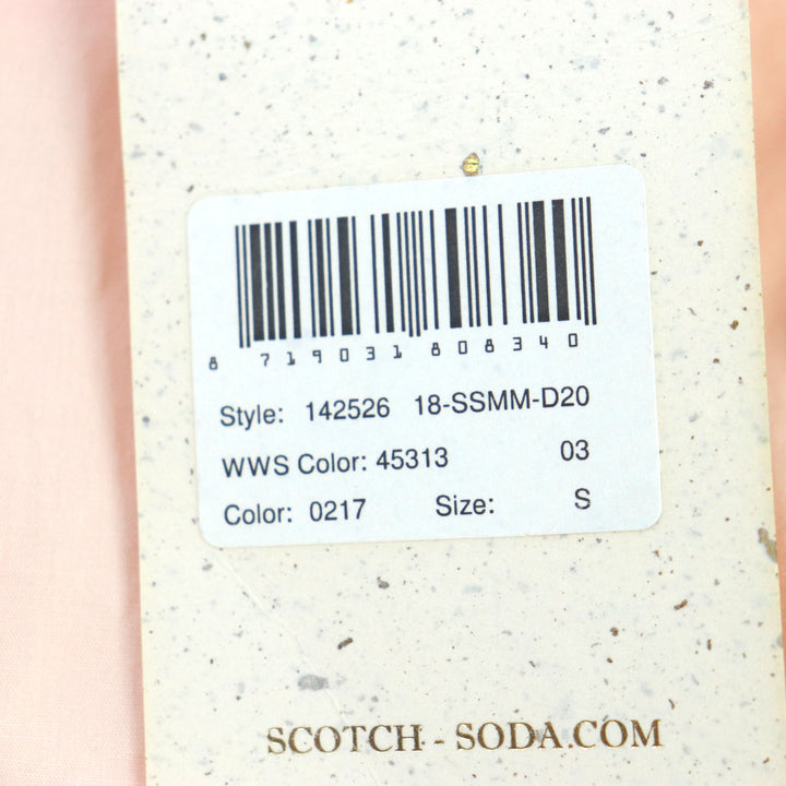 Pristine SCOTCH＆SODA Short sleeve shirt 100% cotton short-sleeved shirt, long-sleeved shirt, 100% rayon short-sleeved aloha shirt, 3-piece set Orange Rayon mens S