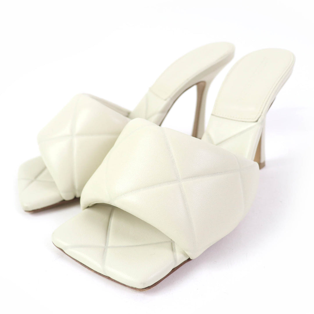 Great BOTTEGAVENETA Mule LIDO Ivory leather Women 38