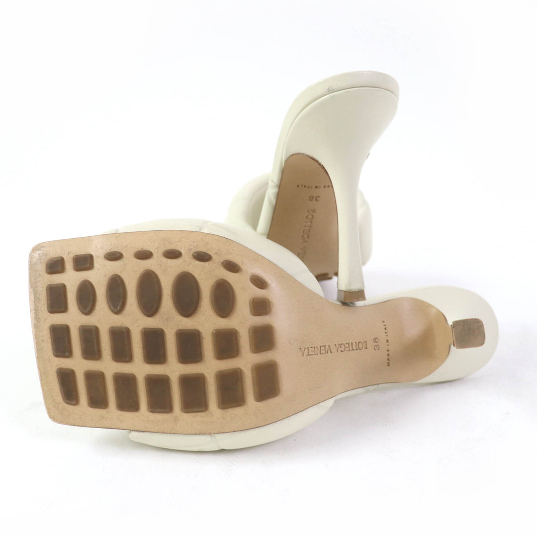 Great BOTTEGAVENETA Mule LIDO Ivory leather Women 38