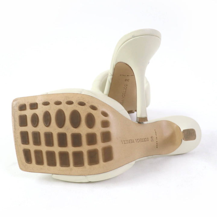 Great BOTTEGAVENETA Mule LIDO Ivory leather Women 38