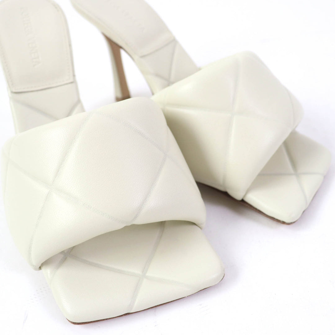 Great BOTTEGAVENETA Mule LIDO Ivory leather Women 38