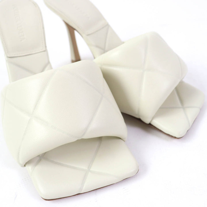 Great BOTTEGAVENETA Mule LIDO Ivory leather Women 38