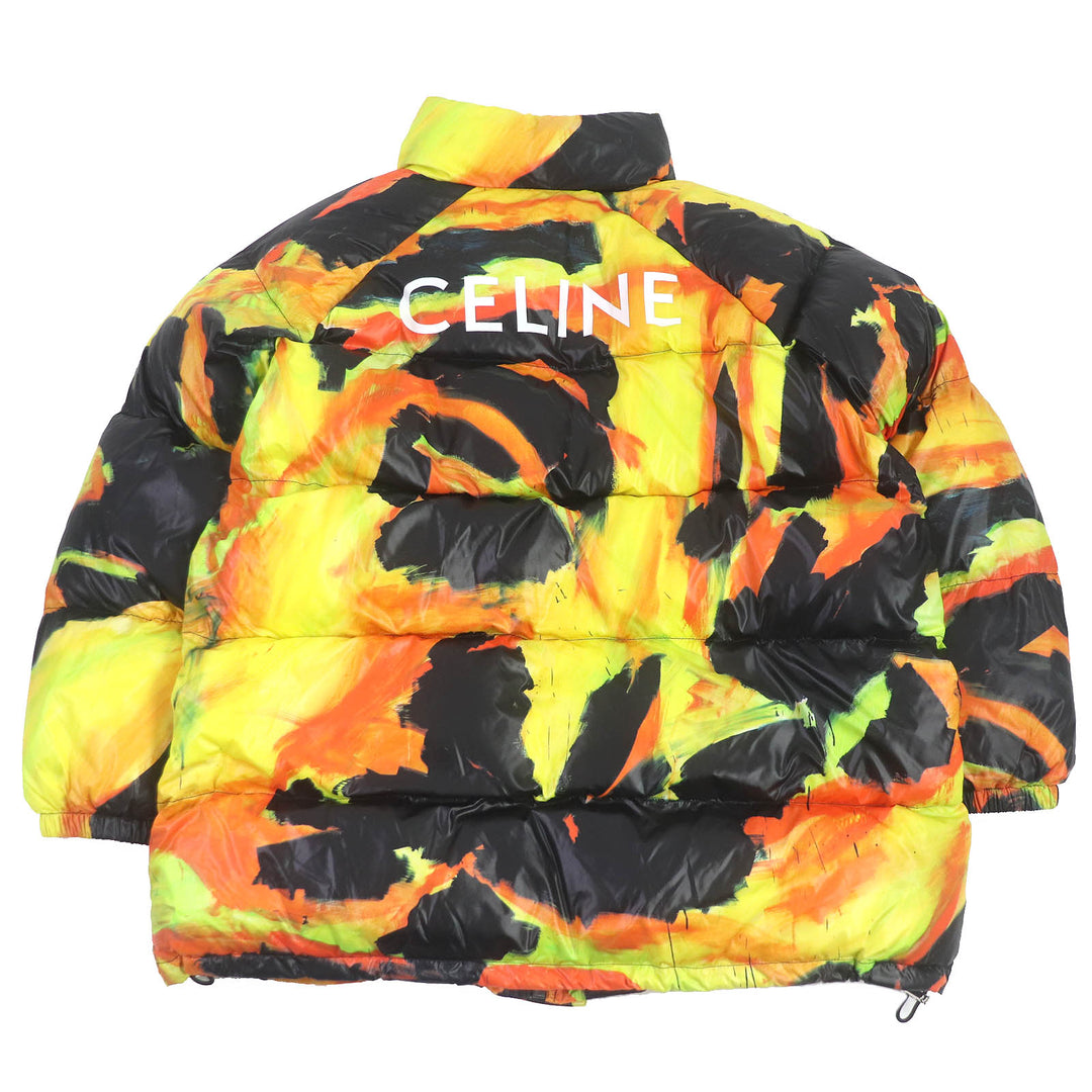 Pristine CELINE Jacket Thomas Sauter All-over back logo print padded mens 48 2W430487O