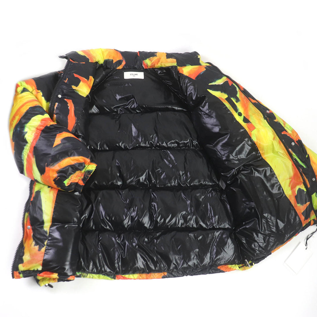 Pristine CELINE Jacket Thomas Sauter All-over back logo print padded mens 48 2W430487O