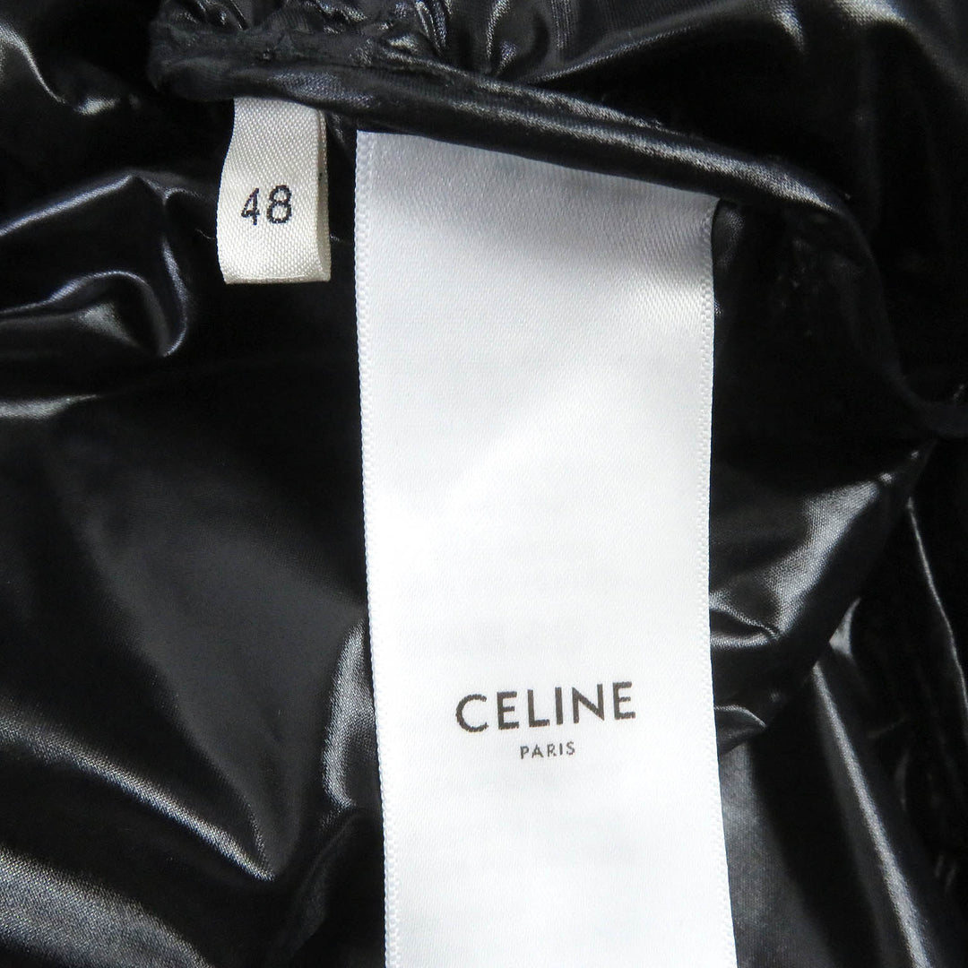 Pristine CELINE Jacket Thomas Sauter All-over back logo print padded mens 48 2W430487O