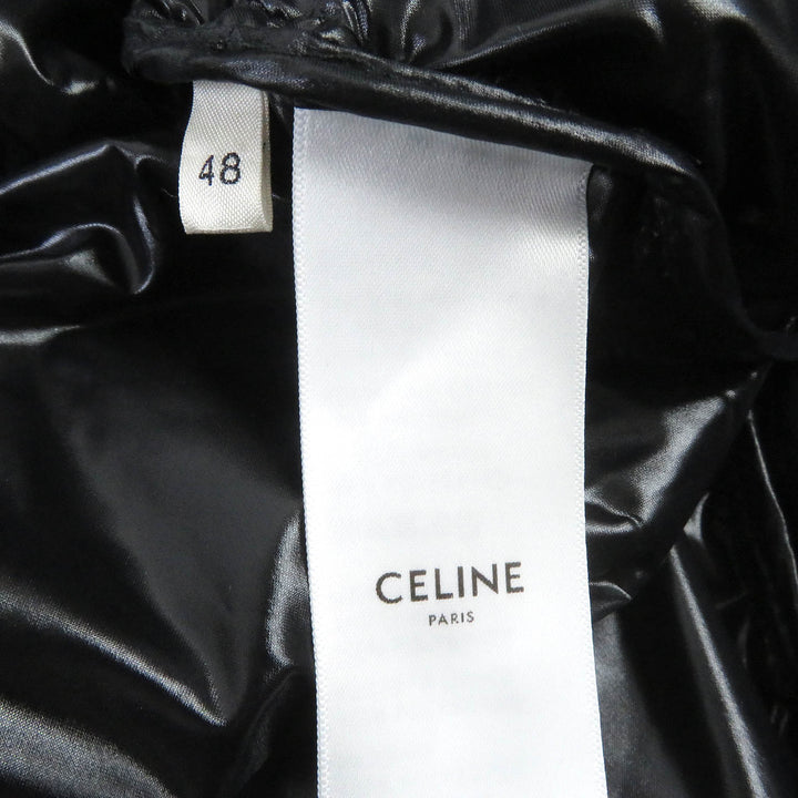Pristine CELINE Jacket Thomas Sauter All-over back logo print padded mens 48 2W430487O