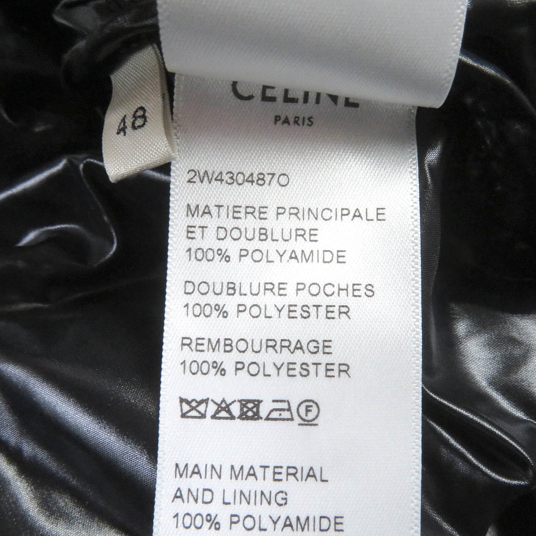 Pristine CELINE Jacket Thomas Sauter All-over back logo print padded mens 48 2W430487O