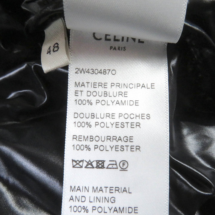 Pristine CELINE Jacket Thomas Sauter All-over back logo print padded mens 48 2W430487O