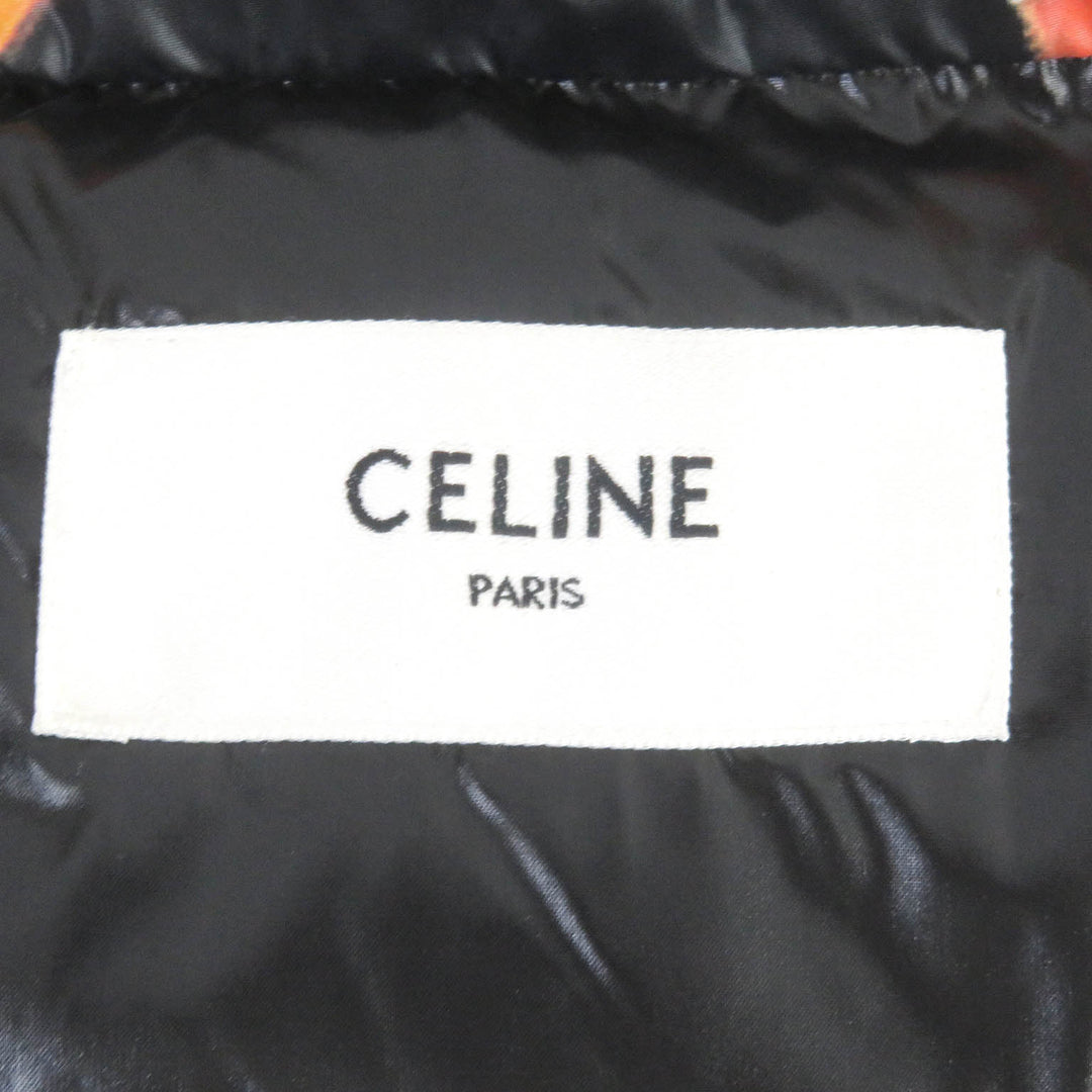 Pristine CELINE Jacket All-over back logo print padded puffy jacket 50 2W430487O