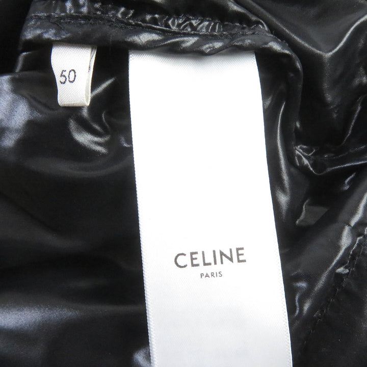 Pristine CELINE Jacket All-over back logo print padded puffy jacket mens 50 2W430487O