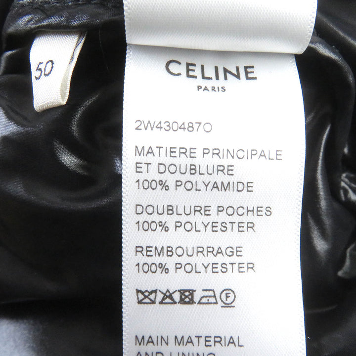 Pristine CELINE Jacket All-over back logo print padded puffy jacket mens 50 2W430487O