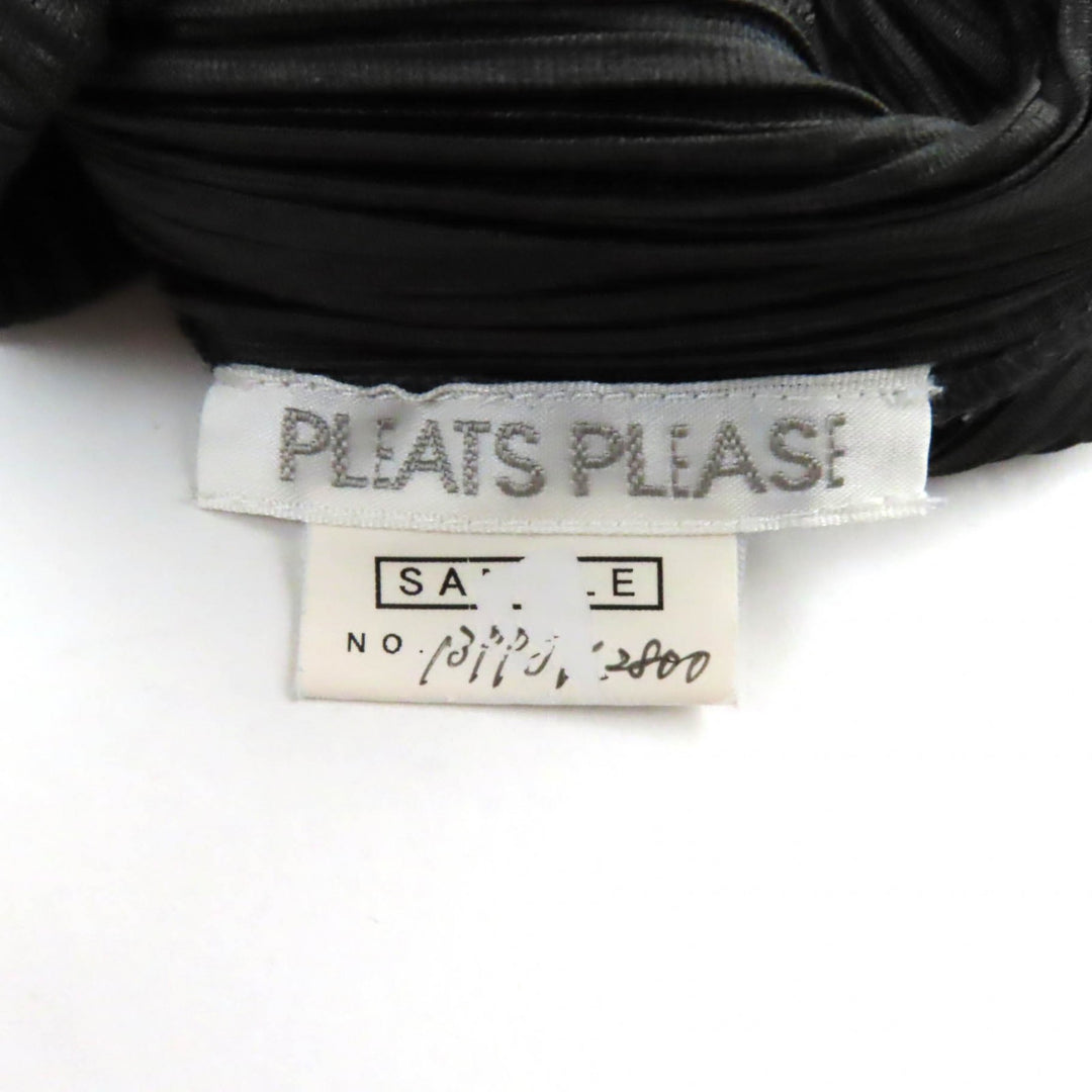 Excellent PLEATS PLEASE T-shirt U-neck Sleeveless Dark gray polyester Women 5