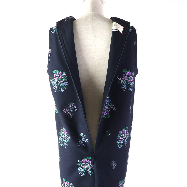 Great GUCCI one piece Sleeveless top Dark navy Women 40 523247