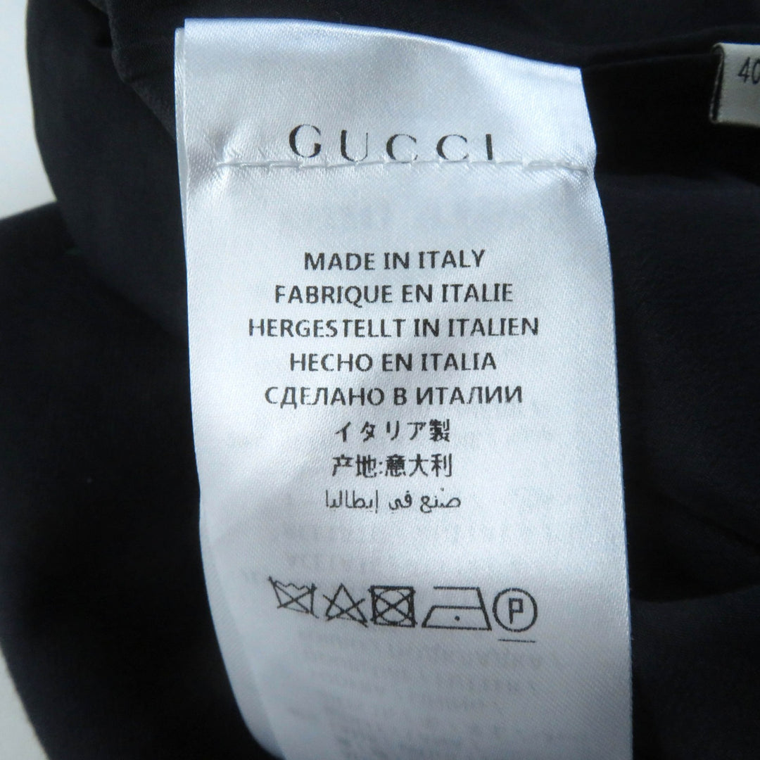 Great GUCCI one piece Sleeveless top Dark navy Women 40 523247