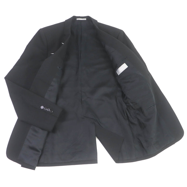 Excellent Dior HOMME tailored jacket black wool mens 48 833C255W2831