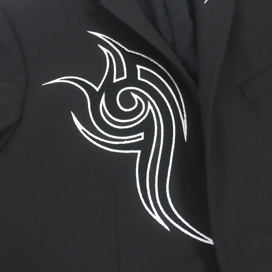 Excellent Dior HOMME tailored jacket black wool mens 48 833C255W2831