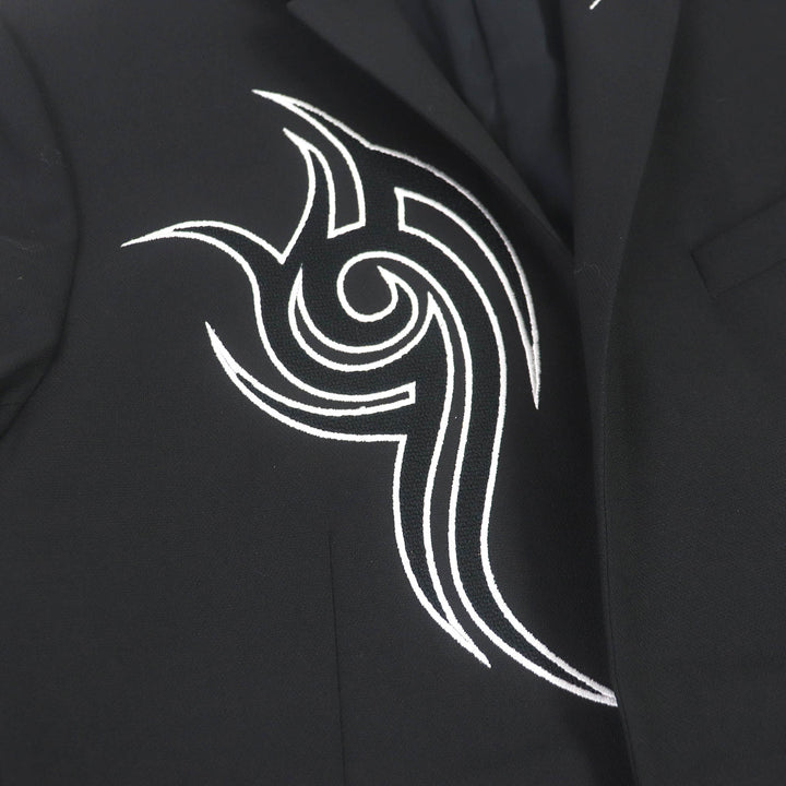 Excellent Dior HOMME tailored jacket black wool mens 48 833C255W2831